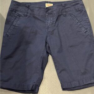 Mossimo Supply Co Blue Bermuda Shorts